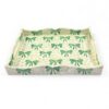 Mother Of Pearl Serving Tray With Bow Design (2)