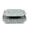 Mother Of Pearl Serving Tray With Metal Handles (1)