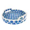 Mother Of Pearl Serving Tray With Side Handles (1)