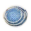 Mother Of Pearl Serving Tray With Side Handles (3)