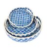Mother Of Pearl Serving Tray With Side Handles (4)