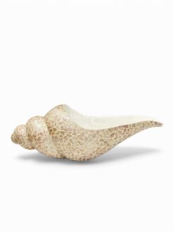 Mother Of Pearl Snail Sculpture (1)