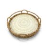 Mother Of Pearl Tray With Natural Sides (2)