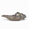 Natural Black Mother Of Pearl Snail Sculpture (3)