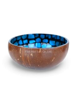 Natural Blue Mother Of Pearl Coconut Bowl (1)