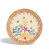 Natural Floral Mop Rattan Plate (2)