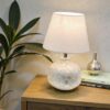 Natural Mother Of Pearl Table Lamp (2)