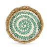 Natural Water Hyacinth Mother Of Pearl Tray (3)