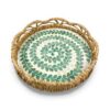Natural Water Hyacinth Mother Of Pearl Tray (4)