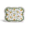 Orange Pattern Mother Of Pearl Serving Tray (1)