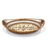 Oval Mother Of Pearl Tray With Rattan (1)