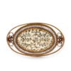 Oval Mother Of Pearl Tray With Rattan (2)