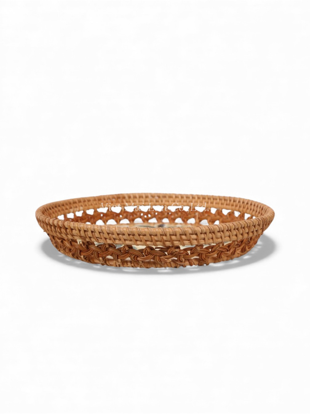 Pearl Centerpiece Rattan Plate (1)