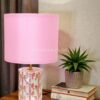 Pink Mother Of Pearl Table Lamp (1)