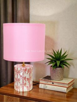 Pink Mother Of Pearl Table Lamp (1)