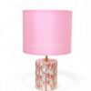 Pink Mother Of Pearl Table Lamp (2)