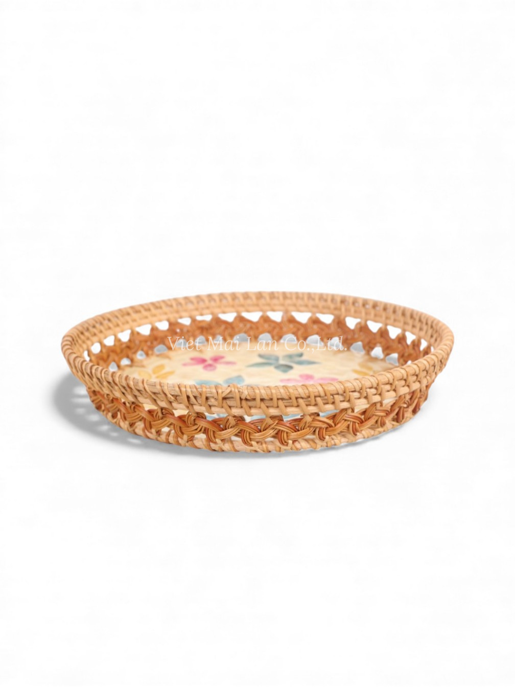 Premium Rattan Plate With Pearl Touch (1)