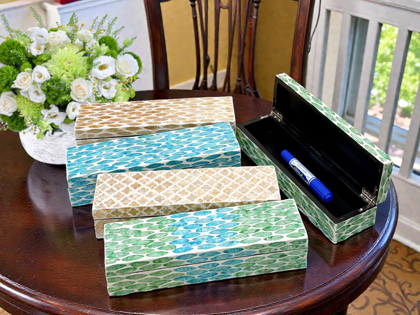 Premium Corporate Gift Pen Box Vietnam Handicraft