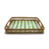Rattan & Mother Of Pearl Tray (3)