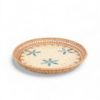 Rattan Plate With Mother Of Pearl (1)