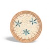 Rattan Plate With Mother Of Pearl (3)