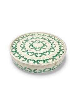 Round Mother Of Pearl Food Stands (2)