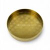 Round Shine Gold Leaf Lacquer Tray (2)