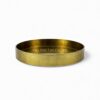 Round Shine Gold Leaf Lacquer Tray (3)