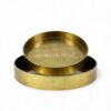 Round Shine Gold Leaf Lacquer Tray (5)