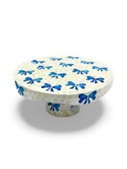 Rustic Mother Of Pearl Food Stand (1)