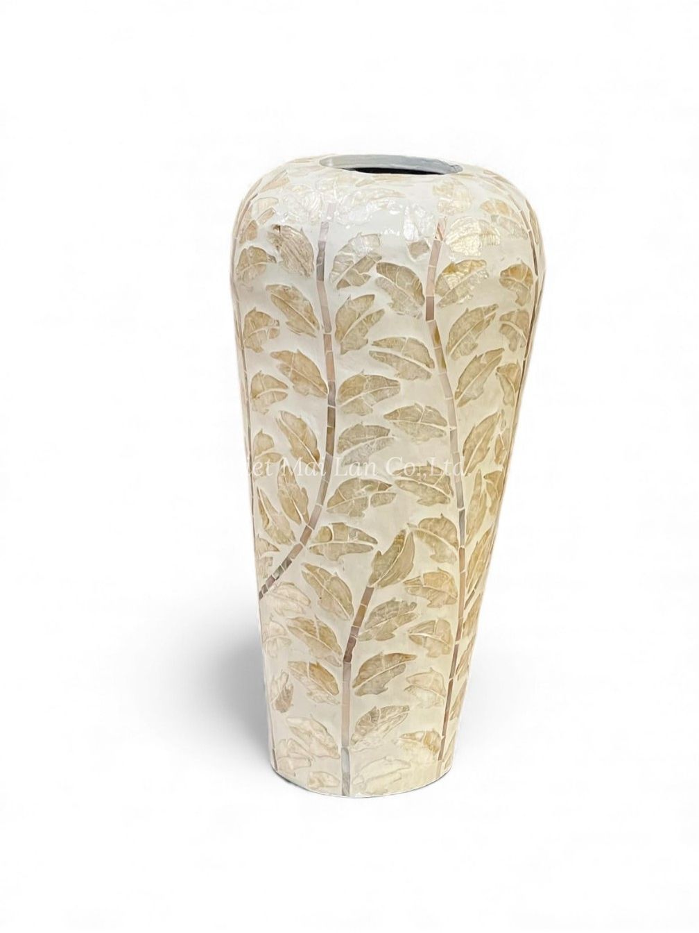 Set Of Natural Mother Of Pearl Vases (3)