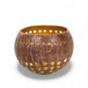 Warm Tone Natural Coconut Candle Holder (2)