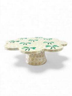 Wavy Edge Mother Of Pearl Food Stand (1)